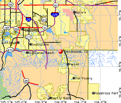 Cottonwood, CO map
