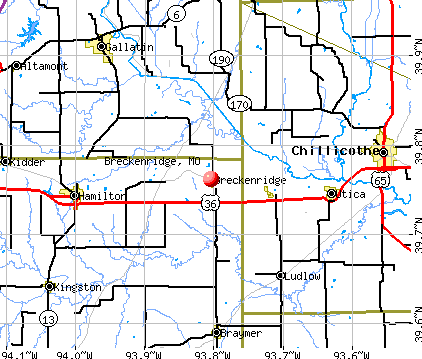 Breckenridge, MO map