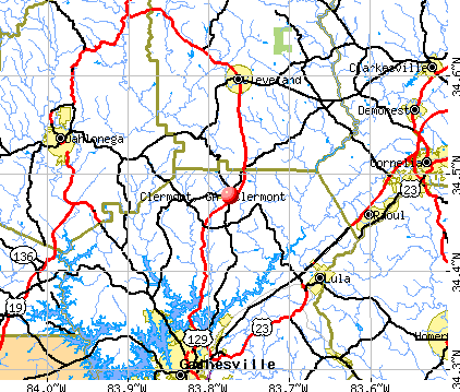 Clermont, GA map