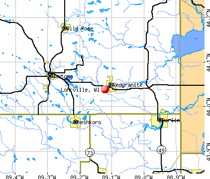 Lohrville, WI map