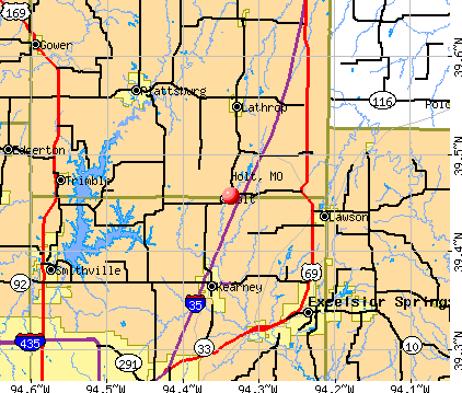 Holt, MO map