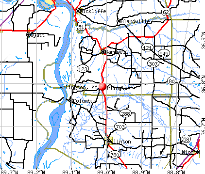 Arlington, KY map