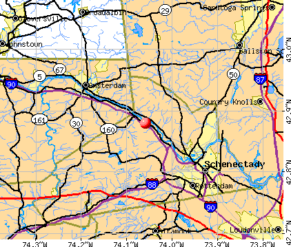 Pattersonville-Rotterdam Junction, NY map