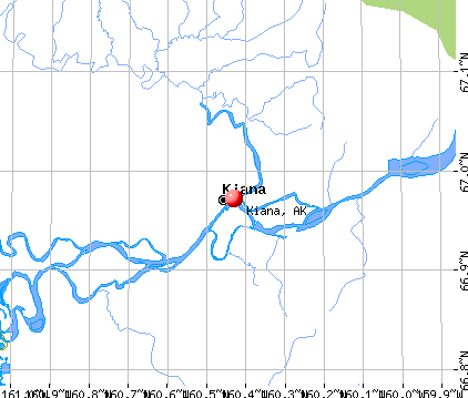 Kiana, AK map