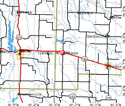 Clarence, Missouri (MO 63437) profile: population, maps, real estate ...