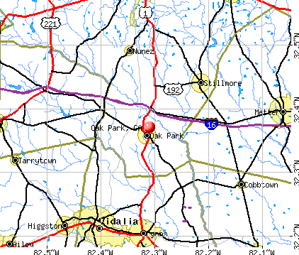 Oak Park, (GA 30436) profile population, maps, real estate