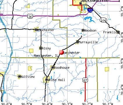 Manchester, IL map