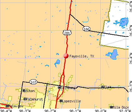 Faysville, TX map