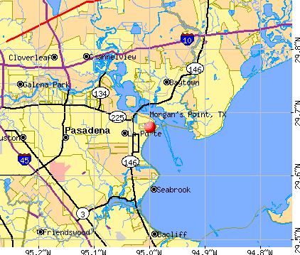 Morgan's Point, TX map