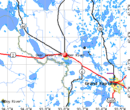 Deer River, MN map