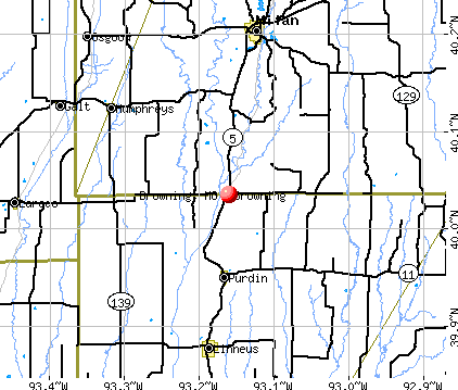 Browning, MO map