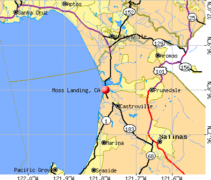 Moss Landing, CA map