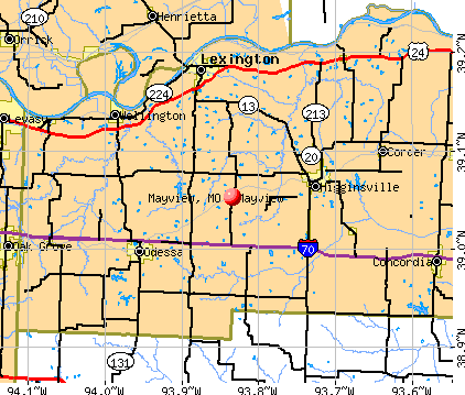 Mayview, MO map