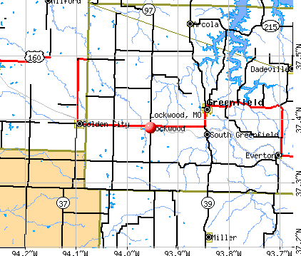 Lockwood, MO map