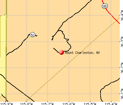 Mount Charleston, NV map