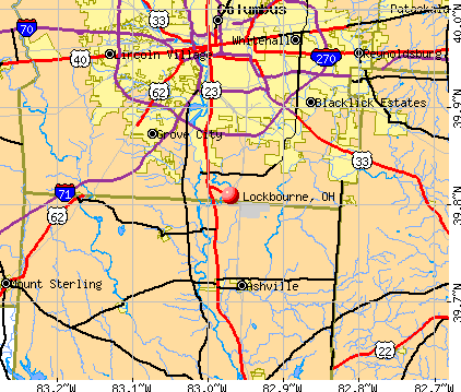 Lockbourne, OH map