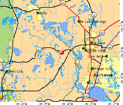 Lake Mack-Forest Hills, FL map