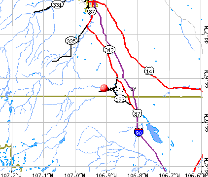 Story, WY map