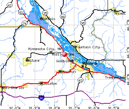 Minnesota City, MN map