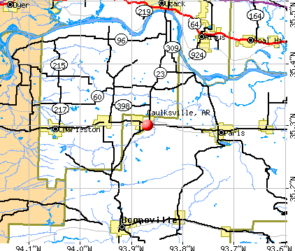 Caulksville, AR map