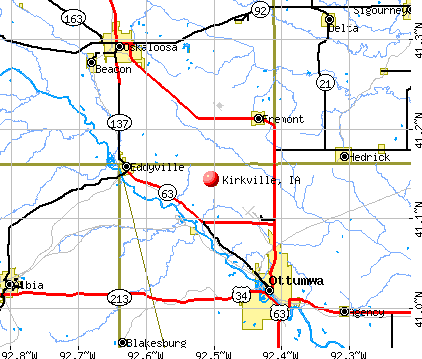 Kirkville, IA map