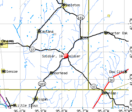 Soldier, IA map