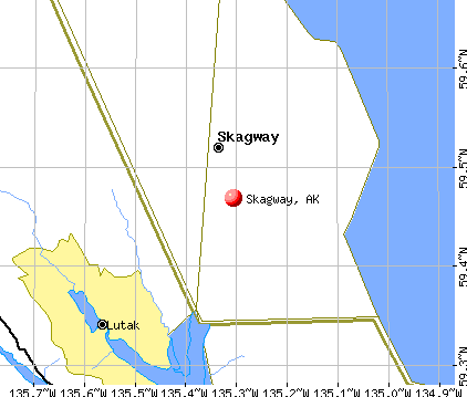 Skagway, AK map