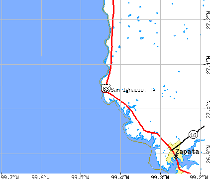 San Ignacio, TX map