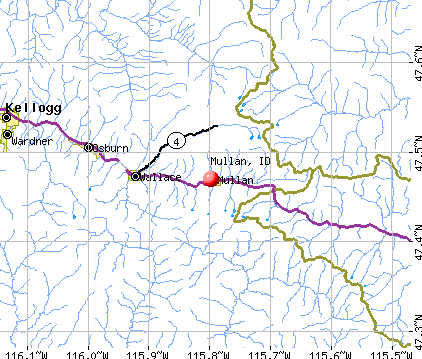 Mullan, ID map