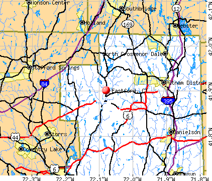 Eastford, CT map