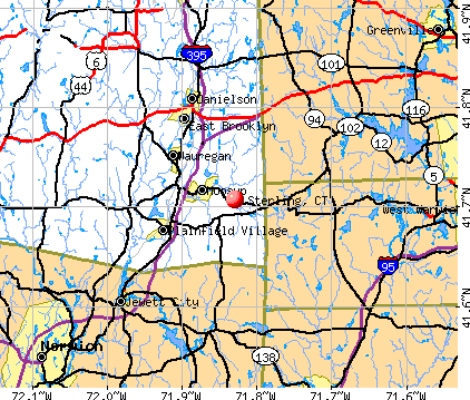 Sterling, CT map