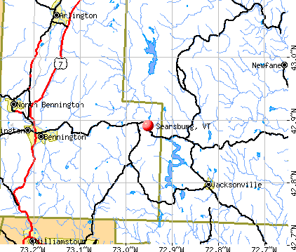 Searsburg, VT map
