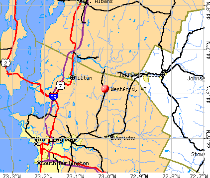 Westford, VT map