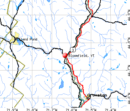Bloomfield, VT map