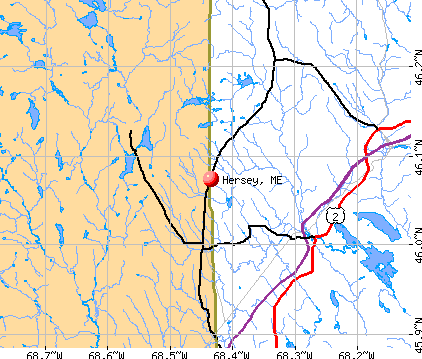 Hersey, Maine (ME) profile population, maps, real estate, averages