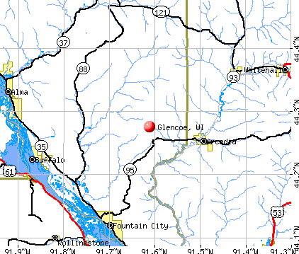 Glencoe, WI map
