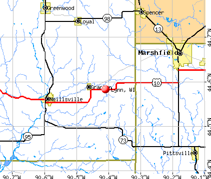 Lynn, WI map