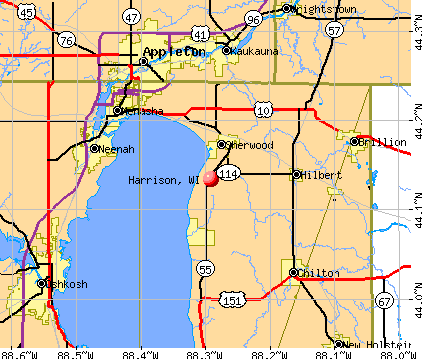 Harrison, WI map