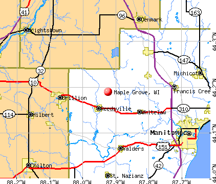 Maple Grove, WI map