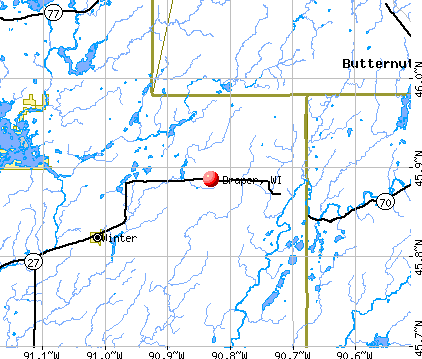Draper, Wisconsin (WI 54896) profile: population, maps, real estate ...