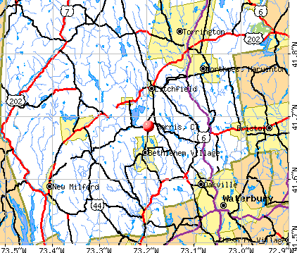 Morris, CT map