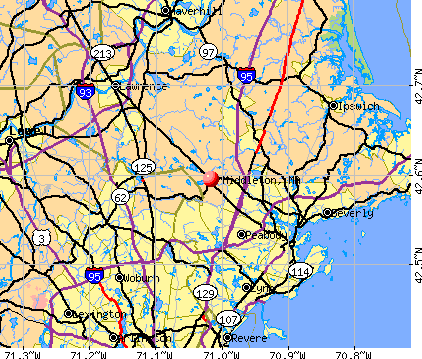 Middleton, MA map