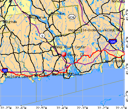 Essex, CT map