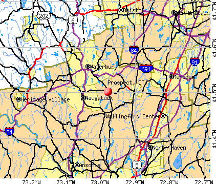 Prospect, CT map