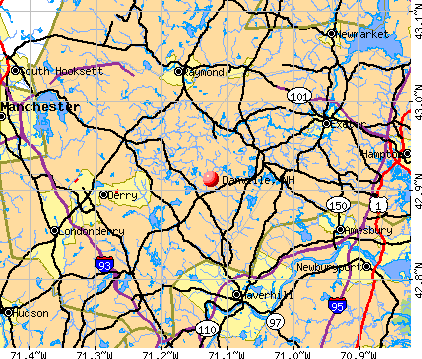 Danville, NH map