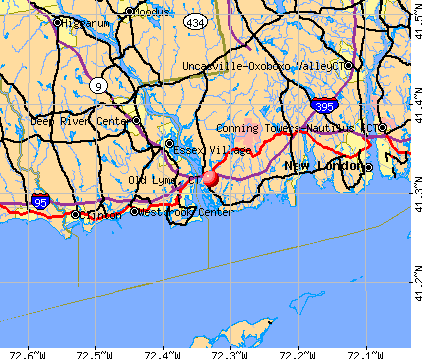 Old Lyme, CT map