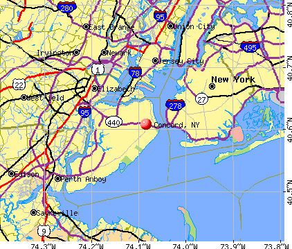 Concord, NY map