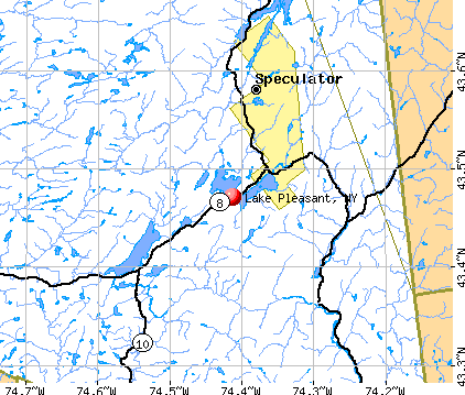 Lake Pleasant, NY map