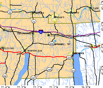 Orleans, NY map