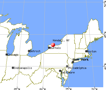 Kendall, New York map